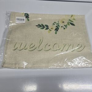 Floral Garden Welcome Sign